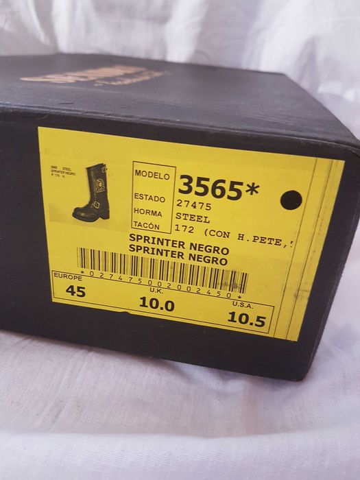 Ботуши мотор Sendra Sprinter Negro Steel  3565