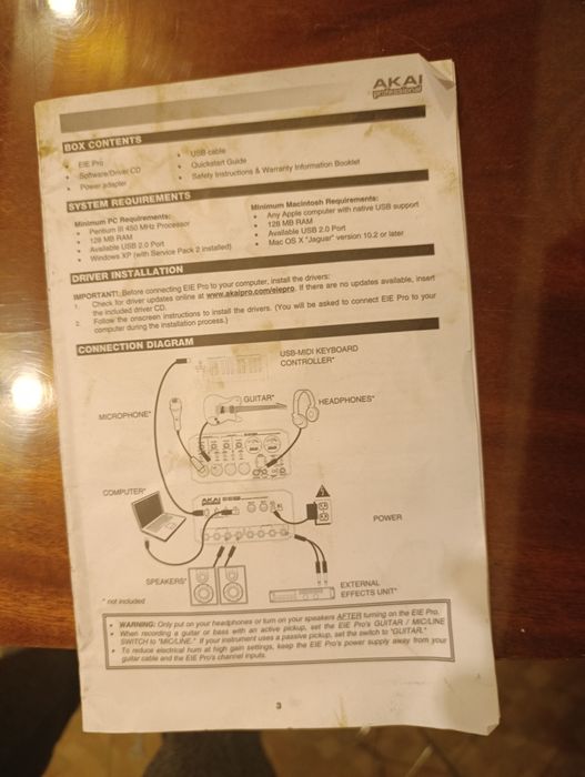 Аудио интерфейс AKAI EIE PRO