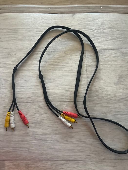 Шнур  AV-кабель с разъемами RCA (“тюльпаны)