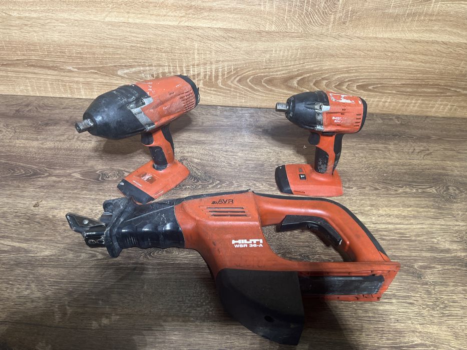 Hilti siw impact + sabie vulpe 450 ron buc 1200 ron toate