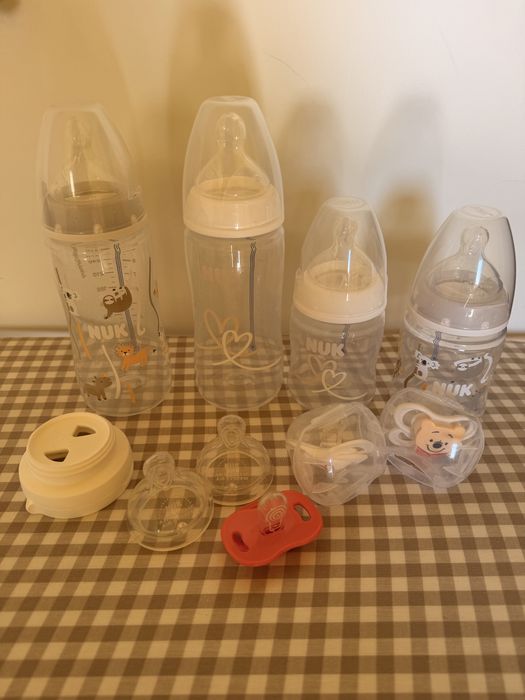 Nuk Бебешки шишета сет First Choice Perfect Start Temperature Control