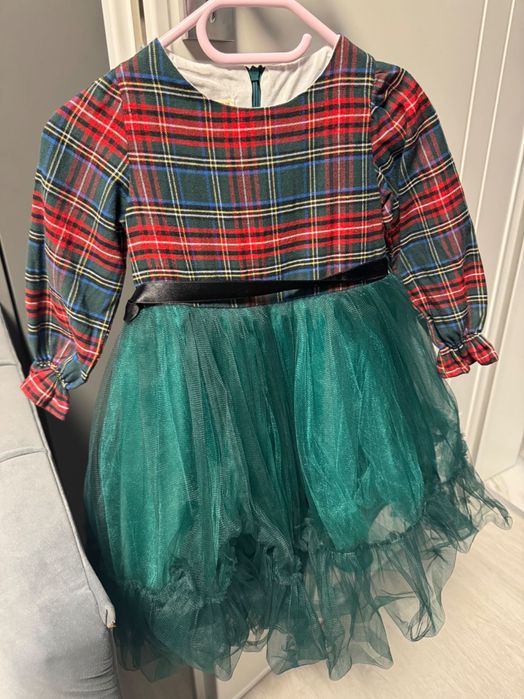 Коледна детска рокличка 98 см