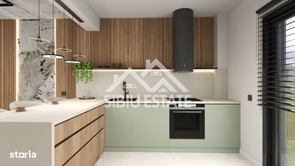 Casa 4 camere, 3 bai, garaj si curte larga, Sibiu Selimbar