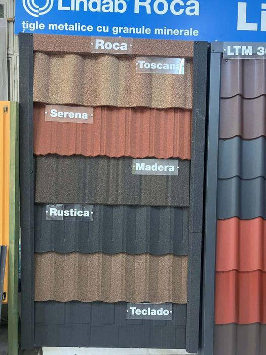 Velux  - ferestre în acoperiș  Lindab țiglă metalica top
