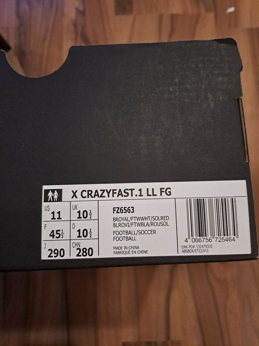 Adidas crazyfast  laceless бутонки