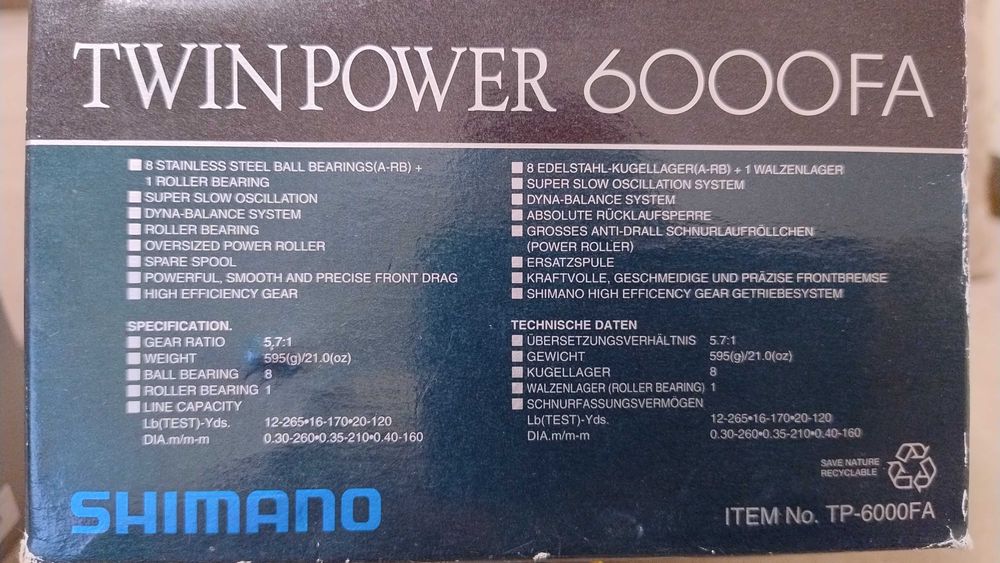 Shimano Twin Power 6000FA