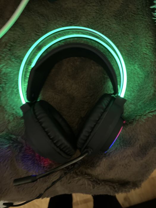 Casti Gaming Aqirys Cygnus, USB, 7.1 surround, Microfon, Negru