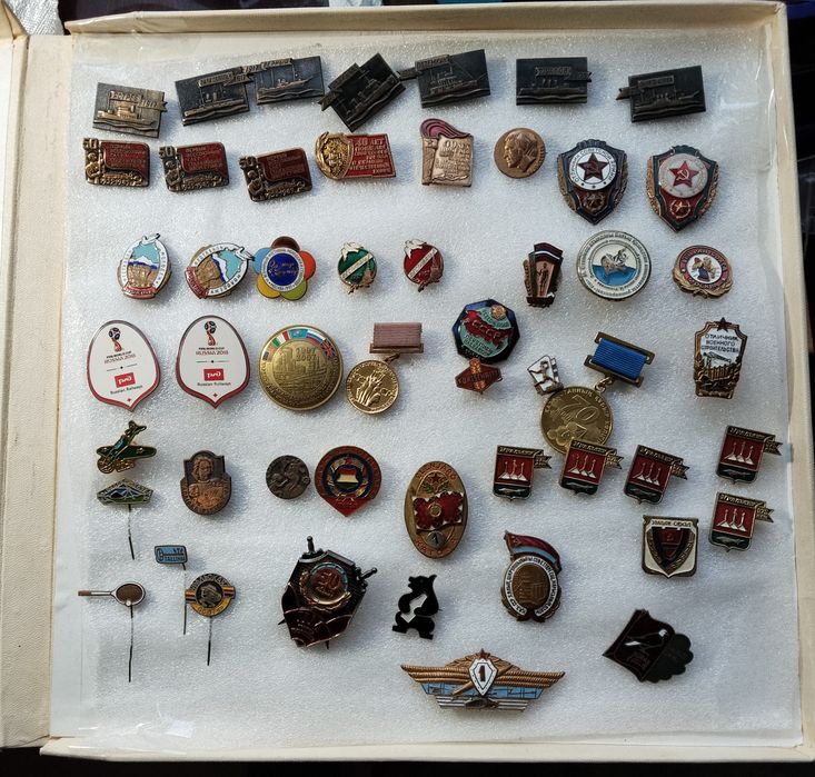 Значки тяжёлые, СССР и др