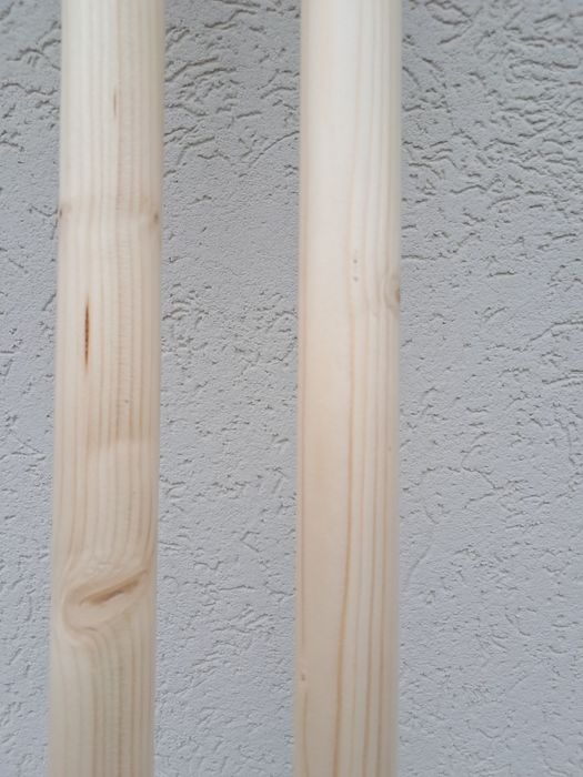 2 buc. Mana curenta Pertura, molid lăcuit, 225x4 cm