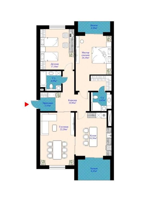 "СРОЧНО ГОРИТ Muhtasham 3ком 117м2 Алайский Ц-5 Финансовый Институт ‼️
