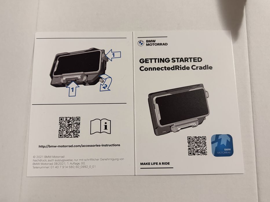 BMW Connected Ride Cradle - suport de telefon BMW