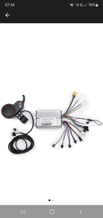 Kit Controller nou 48v.500w trotineta
