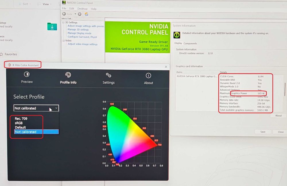 NVIDIA GeForce RTX 3080 16GB GDDR6/Intel Core i7-11800H/16GB RAM/1TB SSD/16-инчов 2560x1600 WQXGA 165Hz IPS матов/Lenovo Legion 7