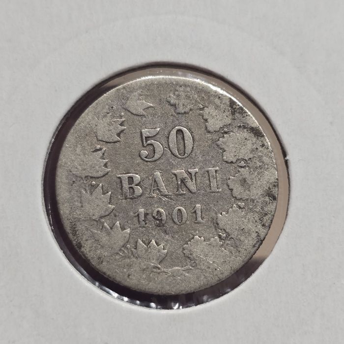 50 bani 1901 moneda