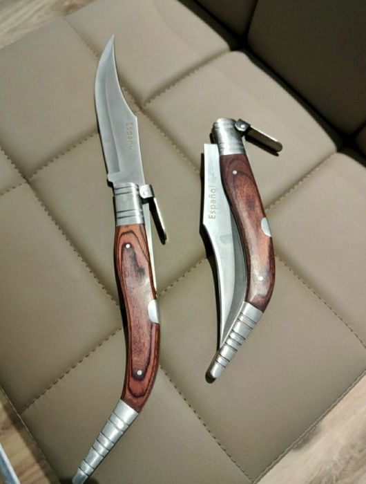 Briceag Spaniol Criket 38cm , nou / maner lemn briceag pescuit , vanatoare