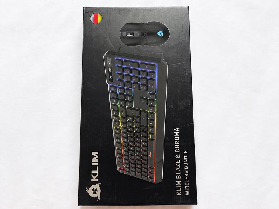 KLIM Blaze & Chroma Wireless Gaming Bundle – Set Tastatură și Mouse Wireless