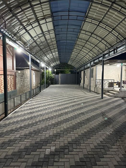 Укладка брусчатка, плитка.