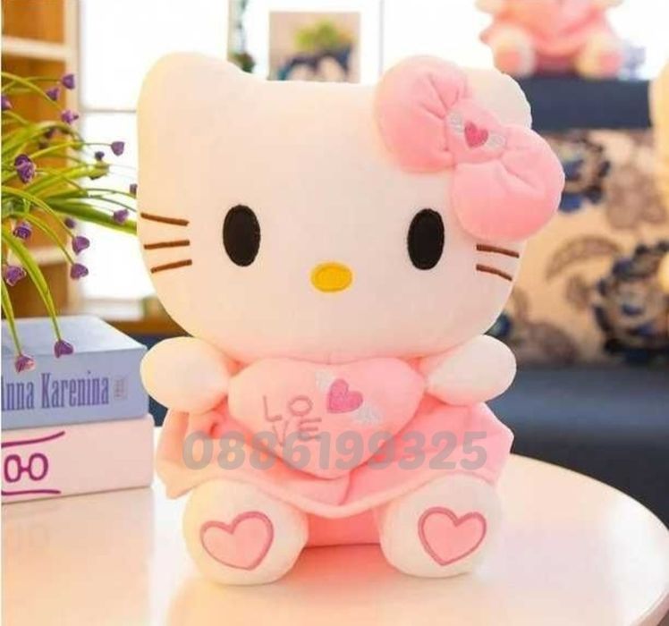 Голяма плюшена играчка Hello Kitty, 105см