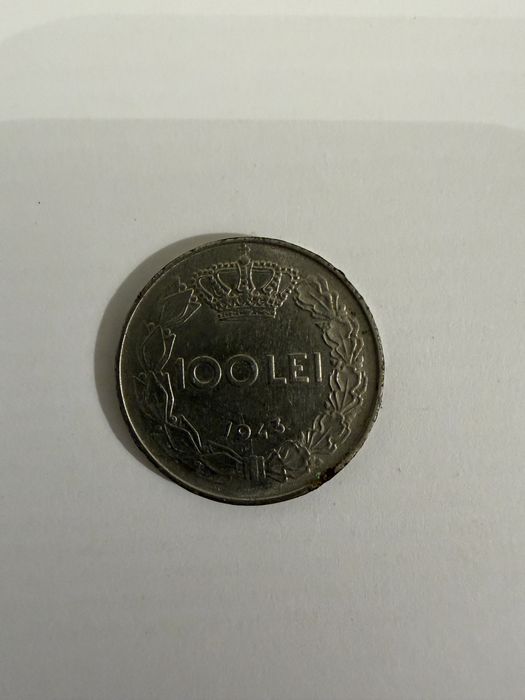 Monedă 100 Lei 1943 – Regele Mihai I – Piesă de colecție, rară