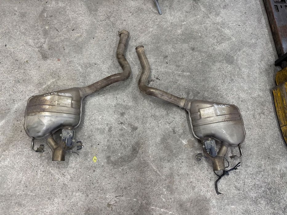 Toba finala, esapament cu reglaj sunet MERCEDES C-class W205, C205, S205 an 2014-2022 C43 AMG si C63 AMG