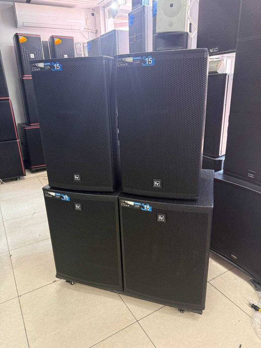 18 dyuymli Akustik tizim passiv sabvufer