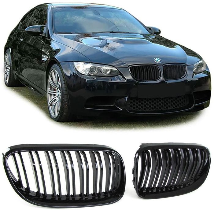 Двойни M3 M Бъбреци Решетки BMW E92 E93 БМВ Е92 E93 Гланц М3