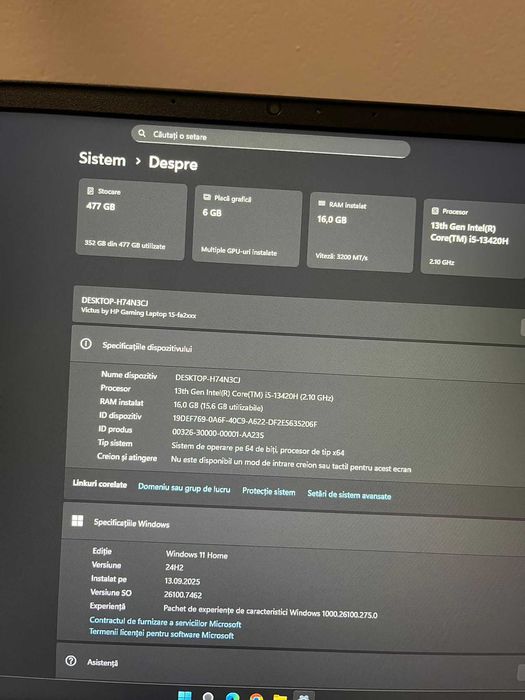 Laptop Gaming HP Victus 144hz 15.6" RTX 4050