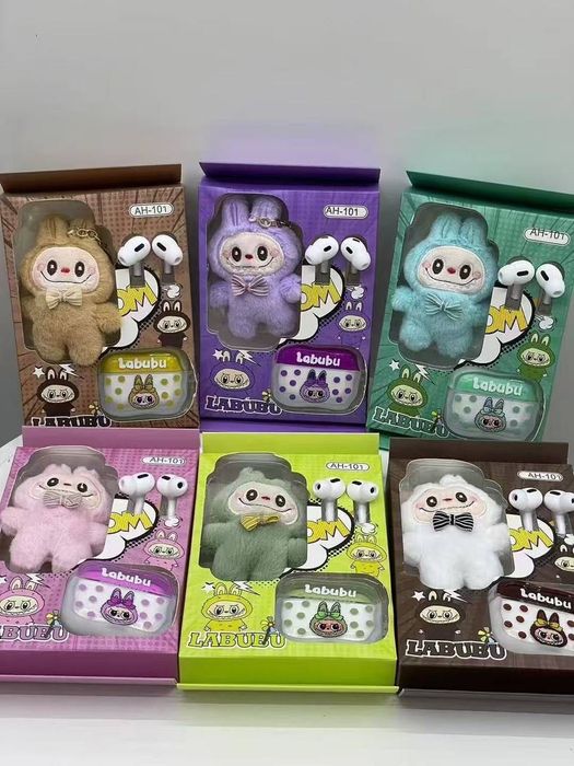 Labubu quloqchinlari sotuvda optom va dona