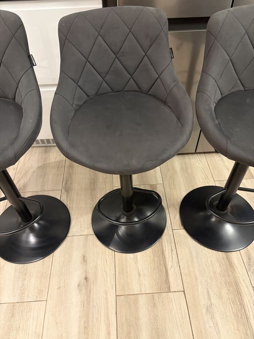 Scaune reglabile de bar | 4 bucati