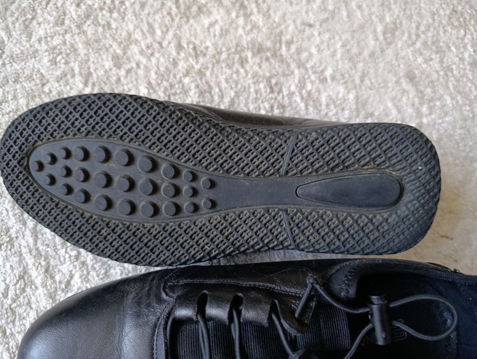 Чёрные Туфли кожанные