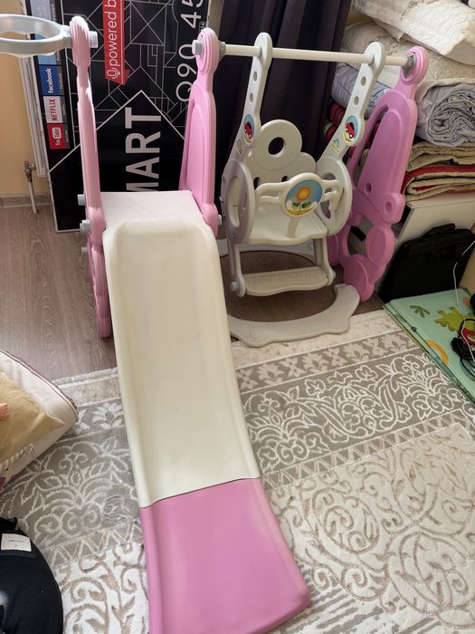Игровой комплекс горка качеля