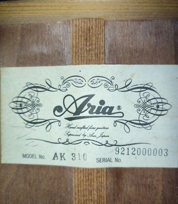 Chitara clasica Aria AK310 japoneză anii 80