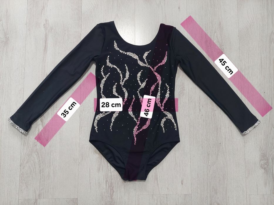 Costum gimnastica ritmica marimea 140
