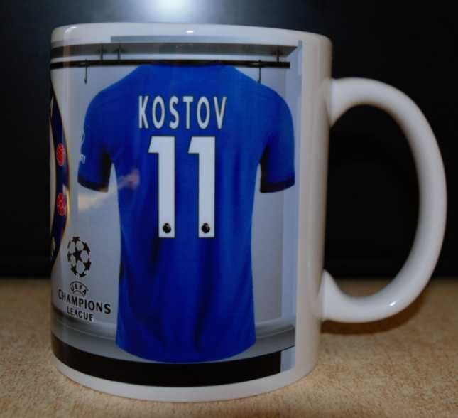 Футболна Фен Чаша на ЧЕЛСИ с име и номер сезон 2025/26!FC CHELSEA!
