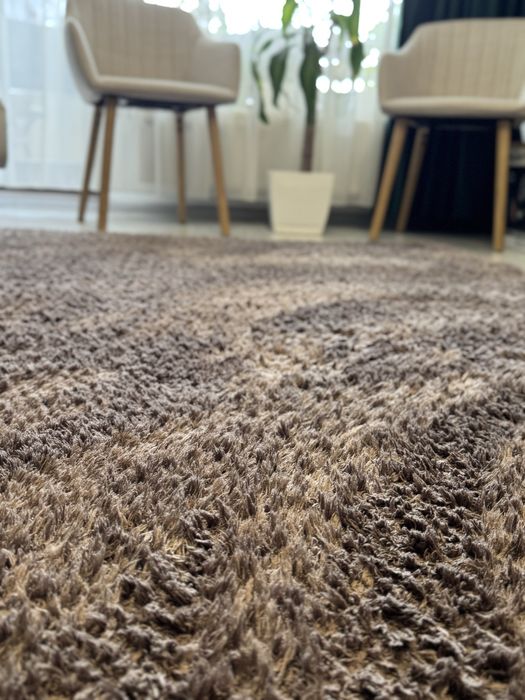 Covor pufos DIEGO - Maro, 160x230 cm