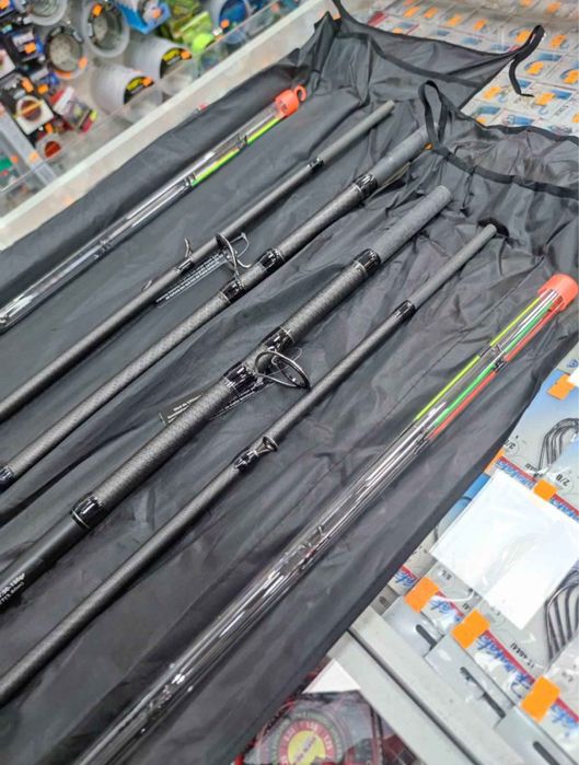 Pro FL Black Фидер въдици на 3 части с дължина 3.90 и акция 50-100-150