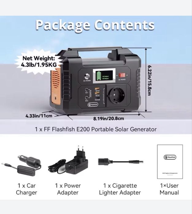 Stație de Încărcare 200W cu 40800mAh/STOC ultima bucată !!!