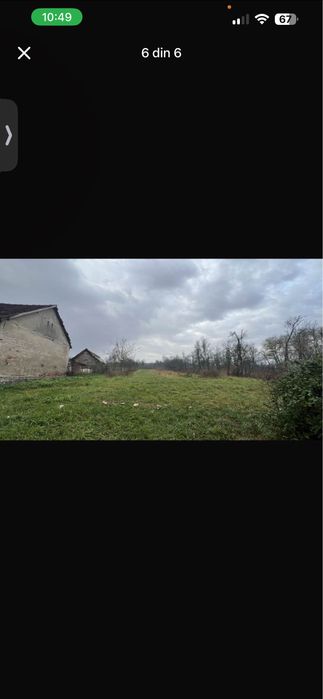 Casa 3 camere bucatarie+1600 mp gradina