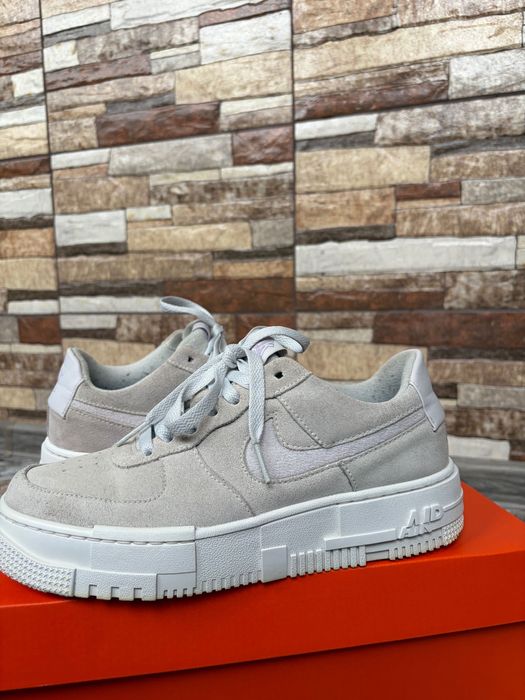 Nike AF1 Pixel Women's Shoes Platform Photon Dust/White/Lilac/Venice DN5058-001