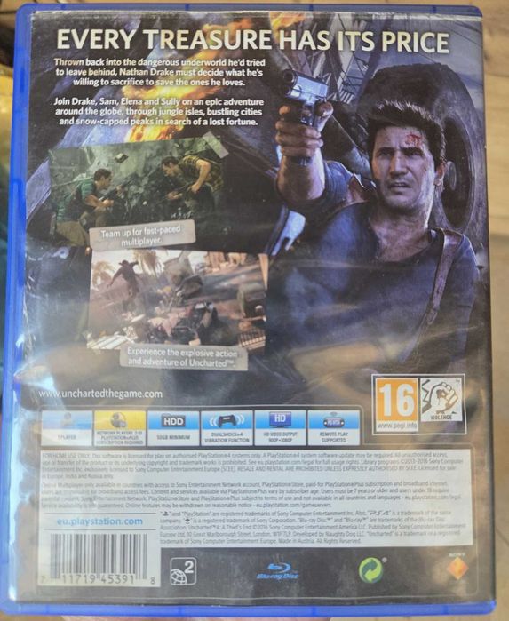 Играта Uncharted 4: A Thief's End (PS4)