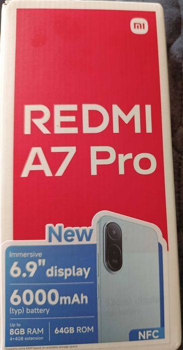 Чисто нов Redmi A7 PRO 64 Гигабйта