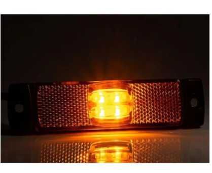 10 x Lampa laterala LED ALBA remorca rulota camion 130mm 12-24V