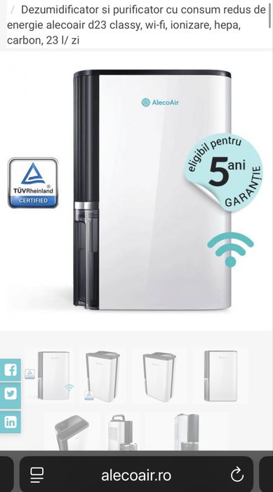 Dezumidificator AlecoAir D23