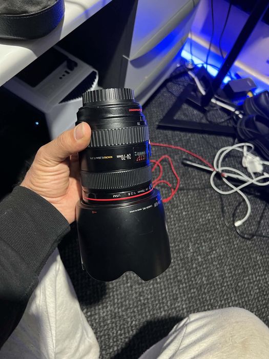 Obiectiv Canon 24-70 mm  MACRO 0,38m/1,3ft