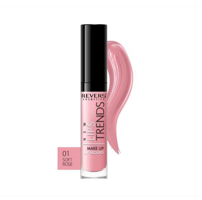 Rujul lichid New Lips Trends, Revers, Nr 01 Soft Rose