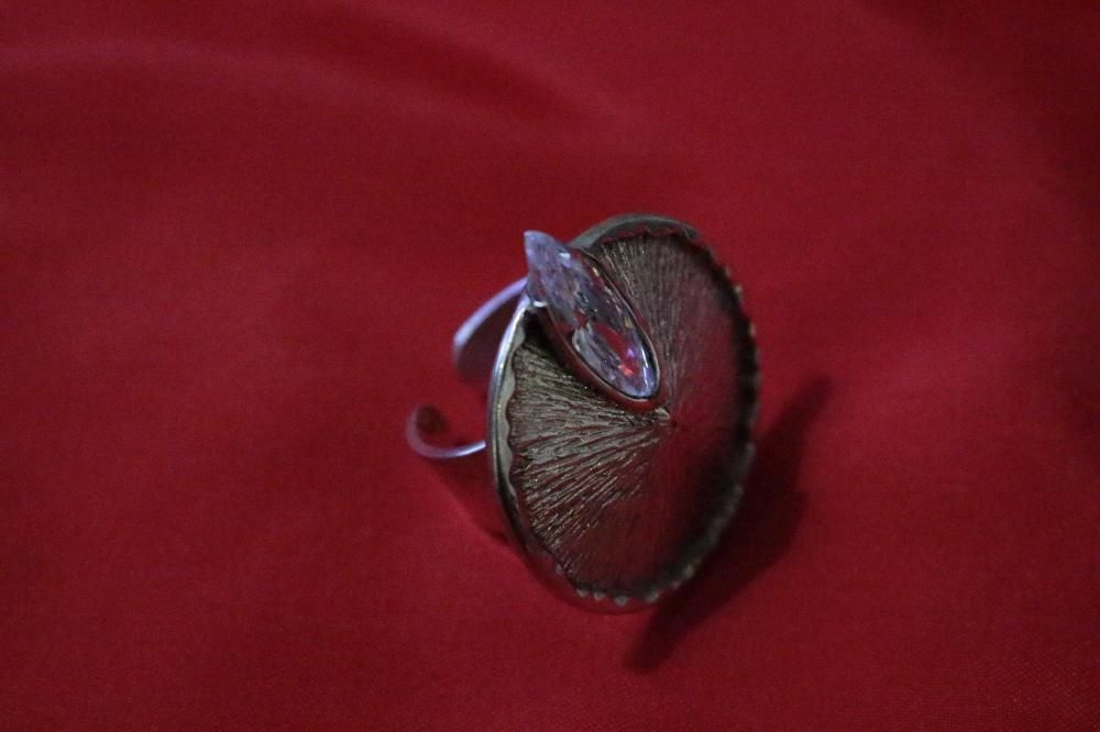 Уникален сребърен комплект-колие и пръстен, ръчна изработка