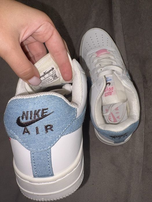 Nike Air 37 Noi Nepurtati Originali Alb Roz