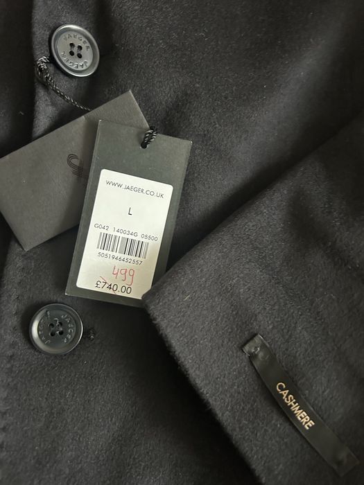 Palton barbatesc Jaeger din casmir