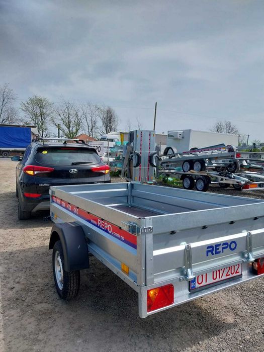 Remorcă apicolă basculabilă auto 750kg pentru ATV