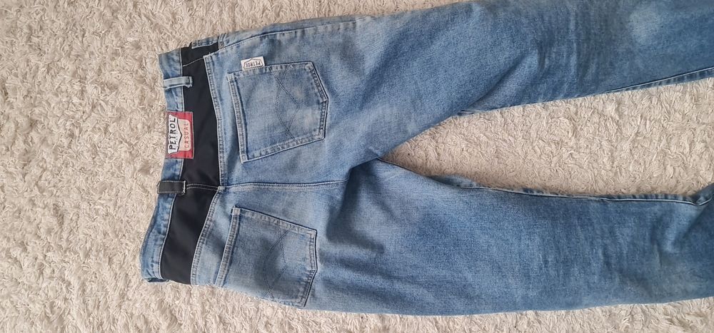 Blugi moto kevlar Petrol by Hein Gericke